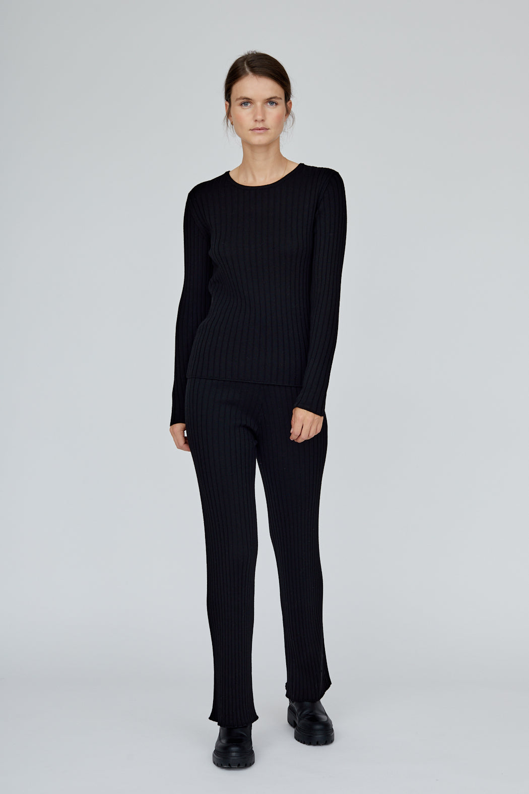 Basic Apparel Coral Wide Pants Pants 001 Black